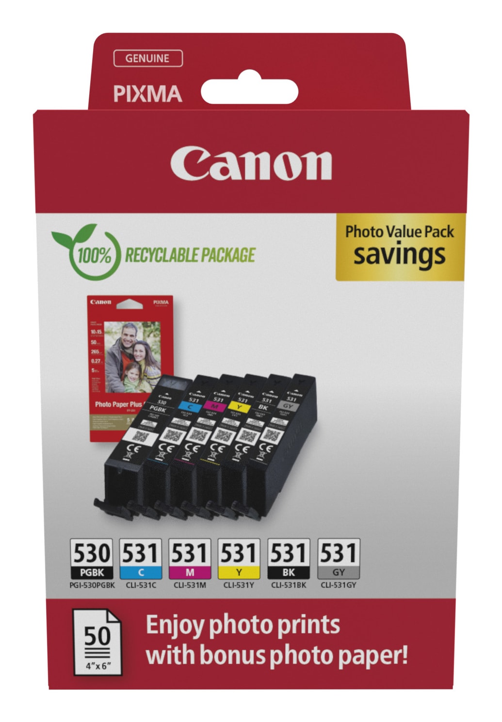 Canon PGI-530/CLI-531 PVP, imagem 1
