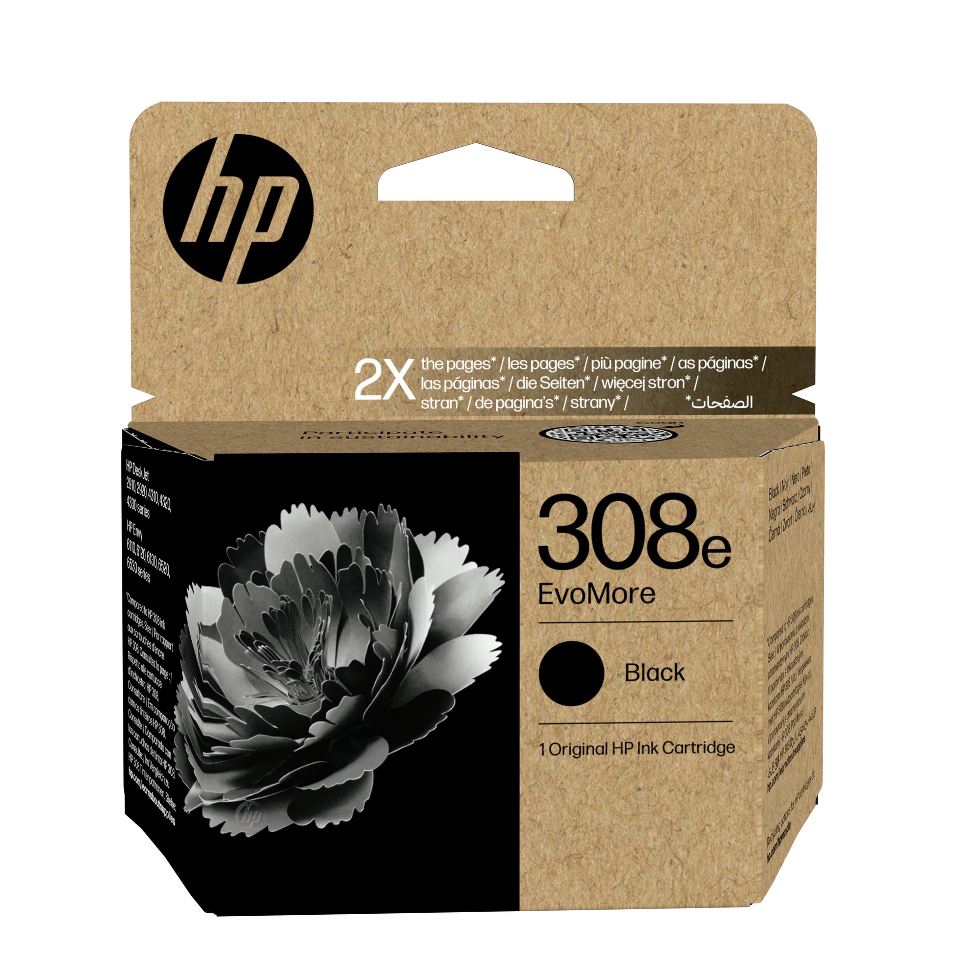 HP Tinteiro EvoMore 308e Original Preto
