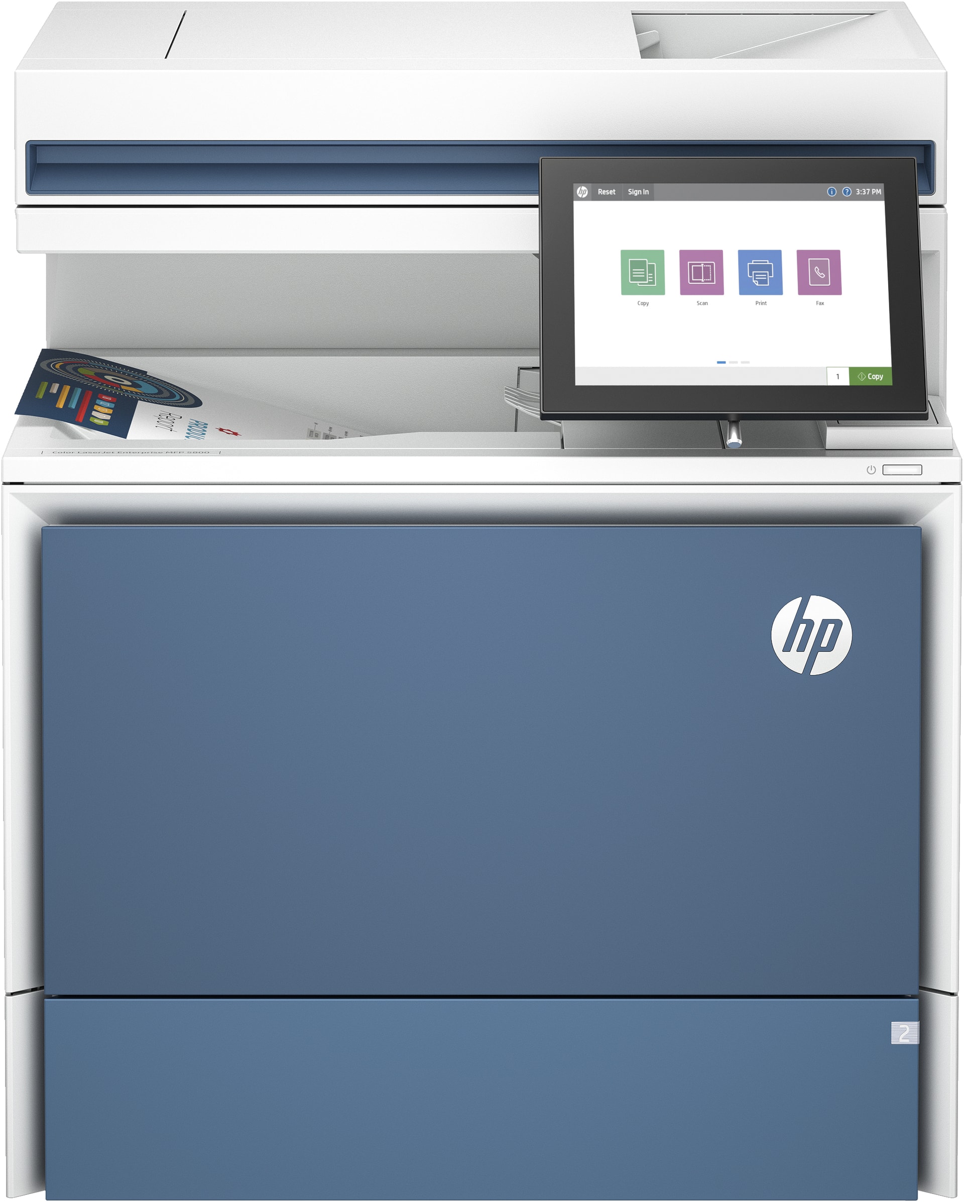 HP LaserJet Multifunções Color Enterprise 5800dn, imagem 1