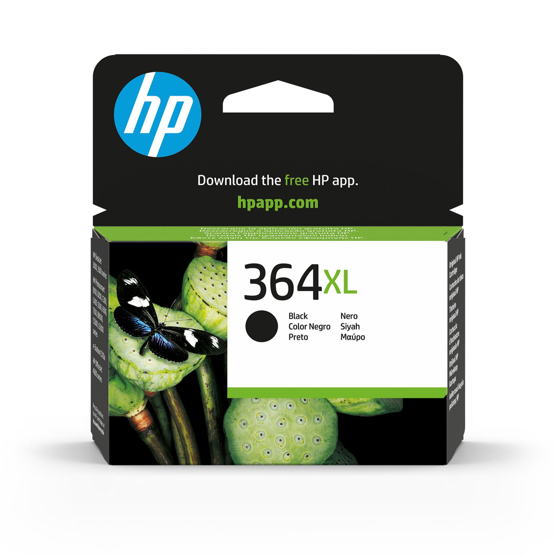 HP Tinteiro Original 364XL Preto de elevado rendimento, imagem 1