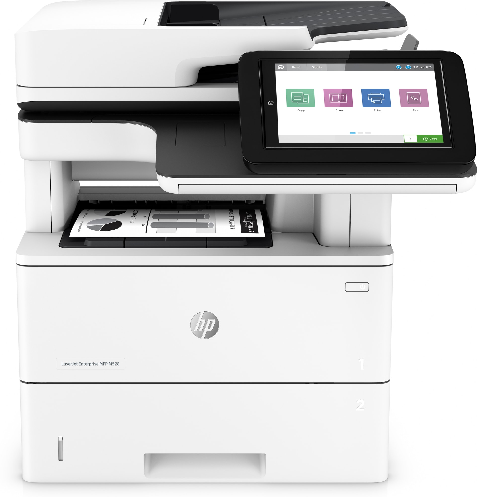 HP LaserJet Enterprise Multifunções M528dn, imagem 1