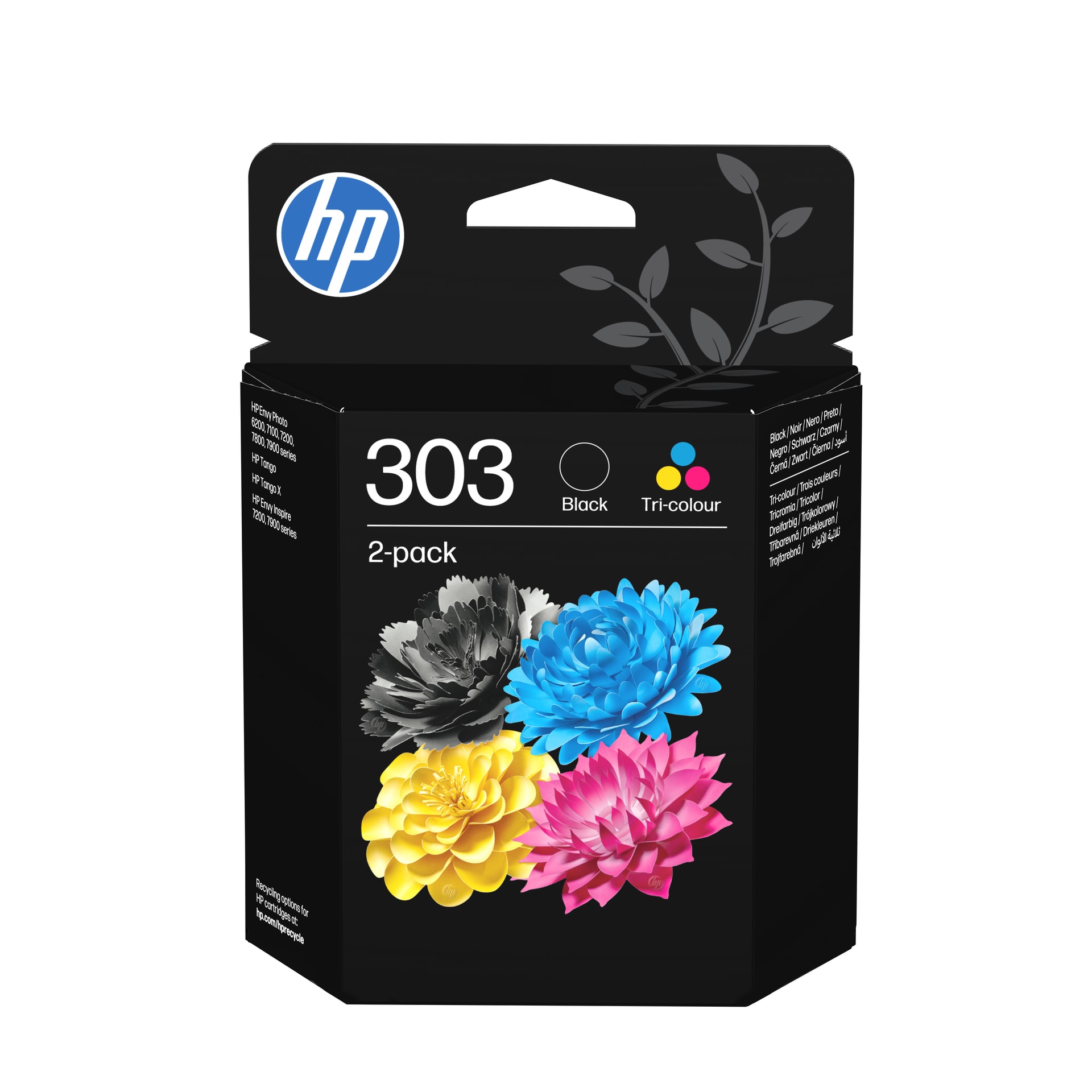 HP Conjunto de 2 Tinteiros Originais 303 (Preto/Tricolor), imagem 1
