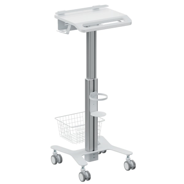 NAPOFIX SUPORTE CHÃO MOVEL LAPTOP AJUSTE ALTURA MEDICAL MEDC5500A BRANCO