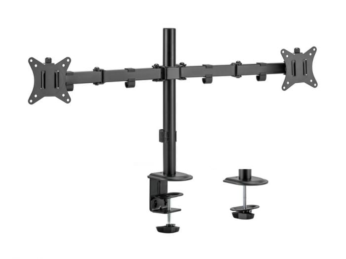EQUIP ERGO SUPORTE SECRETARIA 2 MONITORES 17" 32" ARTICULADO 650157, imagem 1