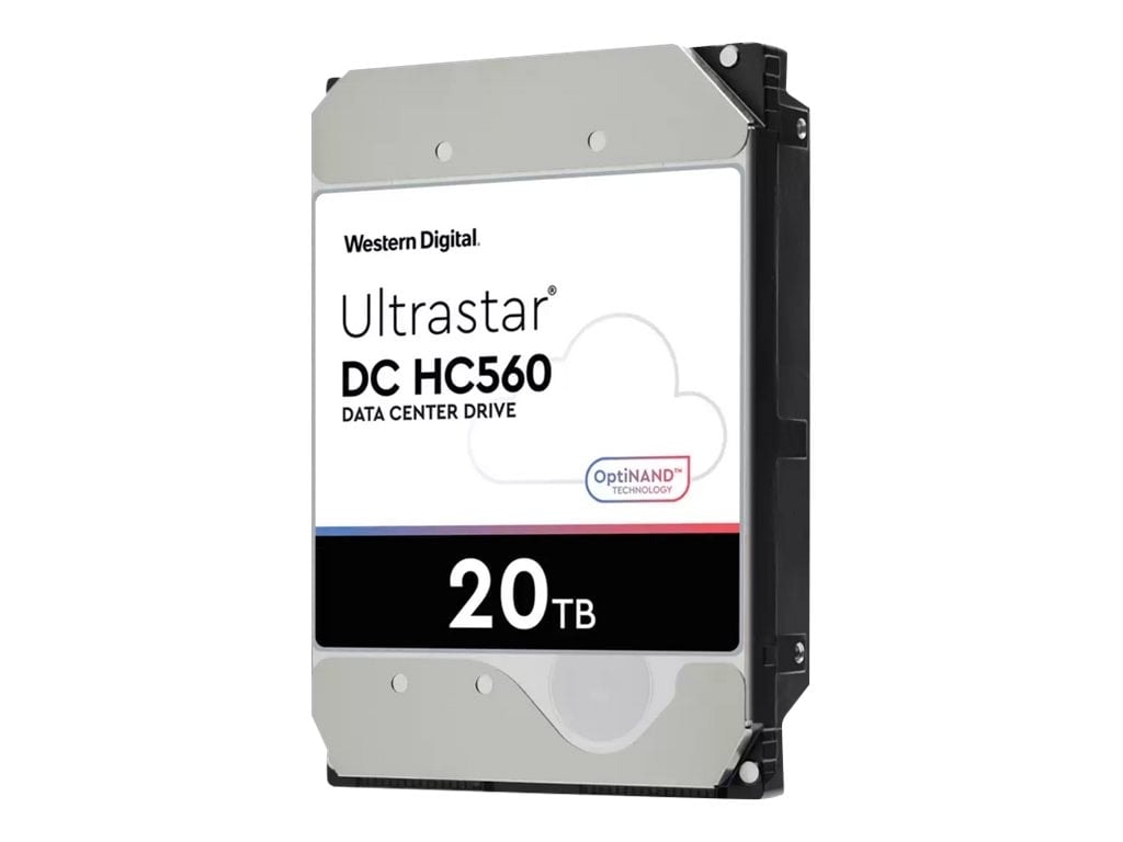 WD Ultrastar DC HC560 - Disco rígido - 20 TB - interna - 3.5" - SAS 12Gb/s - 7200 rpm - buffer: 512 MB — imagem 1