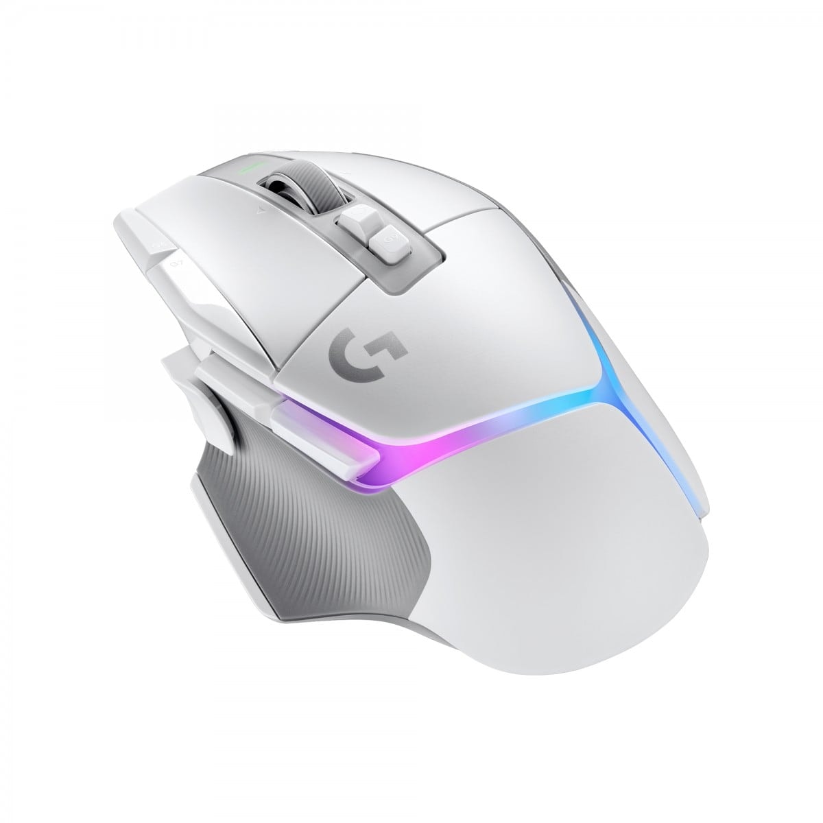 Logitech G G502 X PLUS - Rato - óptico - 11 botões - sem fios - 2.4 GHz - recetor USB Logitech LIGHTSPEED - branco