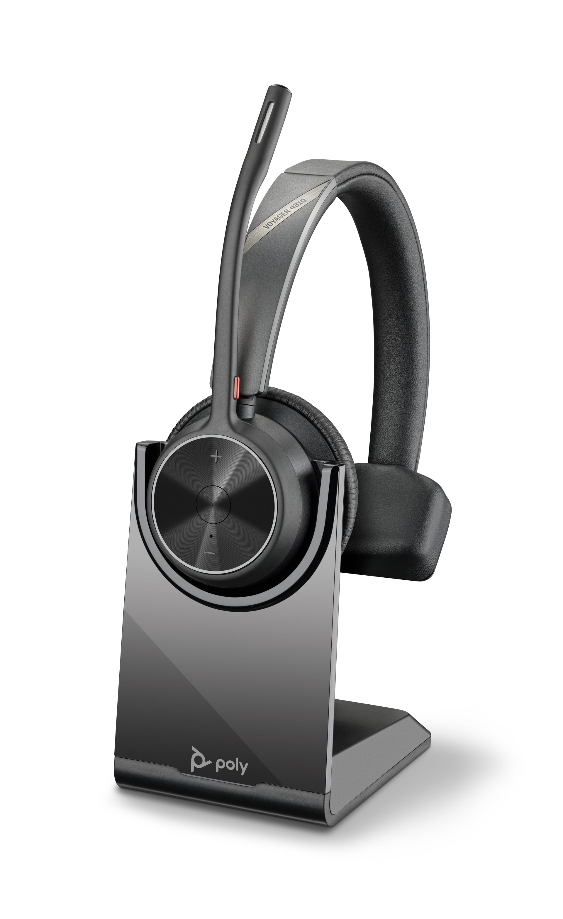 HP Poly Headset monoaural Poly Voyager 4310 UC + Adaptador USB-A BT700 + Base de carregamento — imagem 1