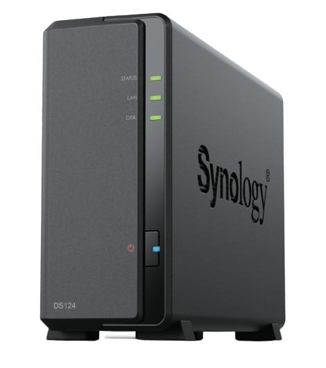 Synology Disk Station DS124 - Servidor NAS - RAM 1 GB - Gigabit Ethernet - iSCSI assistência