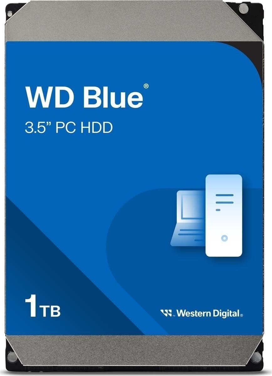 WD Blue WD10EARZ - Disco rígido - 1 TB - interna - 3.5" - SATA - 5400 rpm - buffer: 64 MB