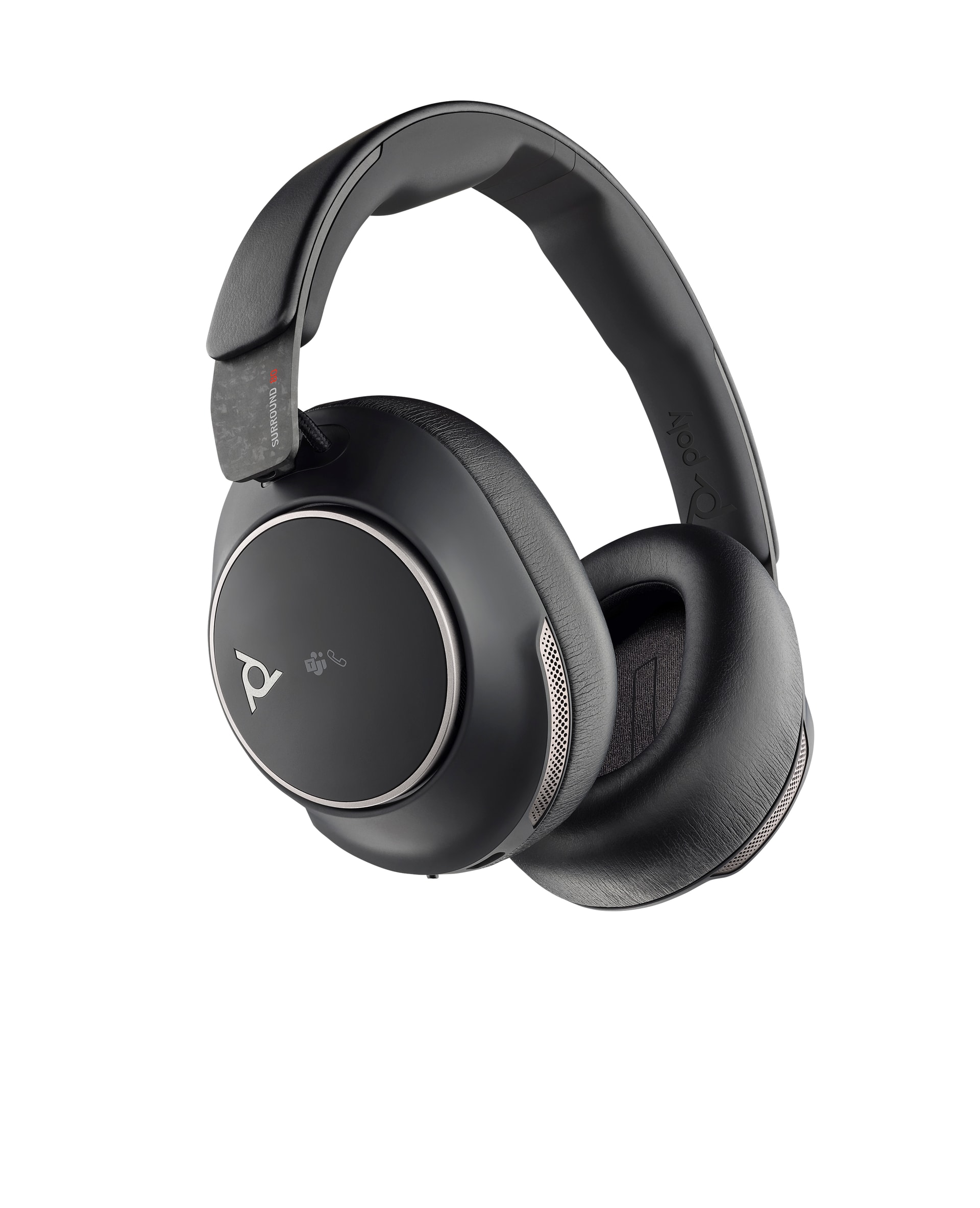 HP Poly Headset Poly Voyager Surround 80 UC com USB-C certificado para Microsoft Teams + Adaptador USB-C/A — imagem 1