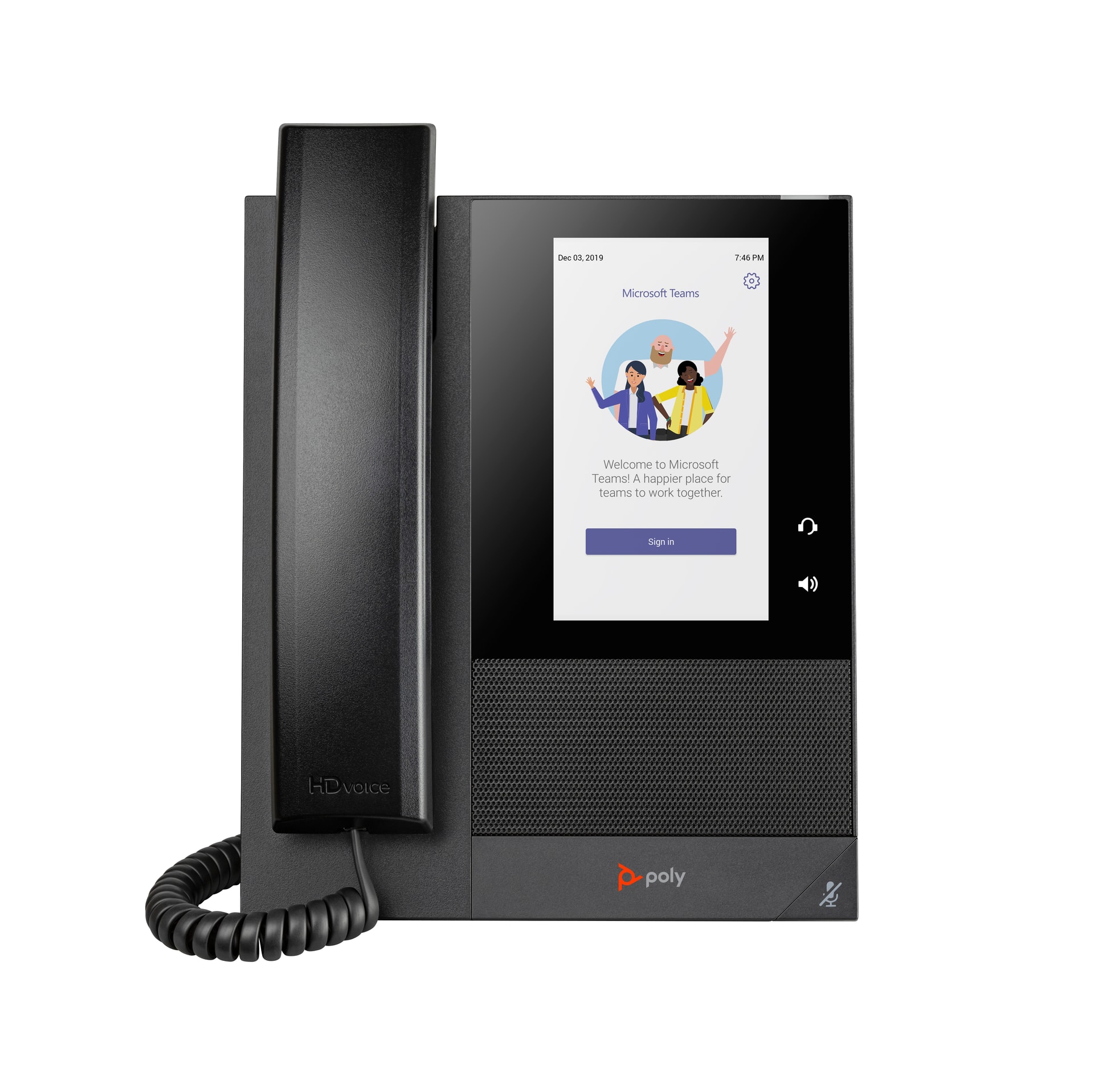 HP Poly Telefone Multimédia Empresarial Poly CCX 400 para Microsoft Teams com PoE — imagem 1