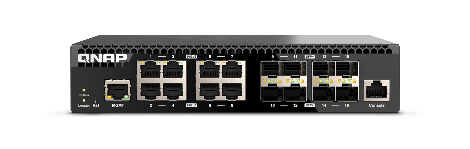QNAP QSW-M3216R-8S8T — imagem 1