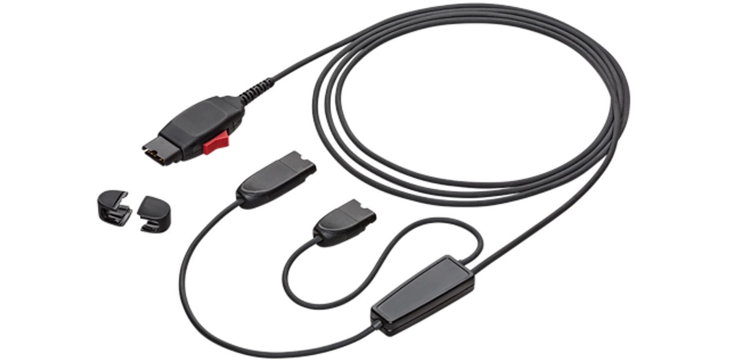 HP Poly Cabo Y Poly com headsets QD Lock para Headsets digitais