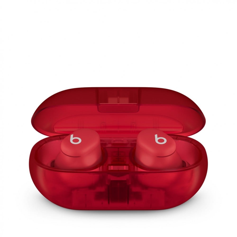 Beats Solo Buds - Auscultadores sem fios com microfonoe - intra-auricular - bluetooth - vermelho transparente — imagem 1