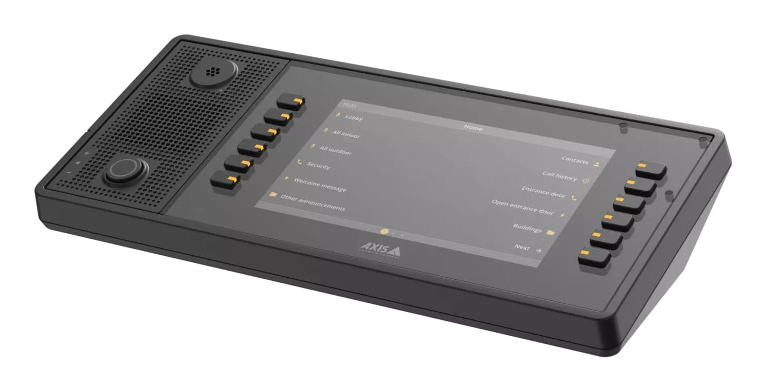 AXIS C6110 - Consola de distribuição - SIP, RTP, SIP over TLS, SIPS - preto, imagem 1