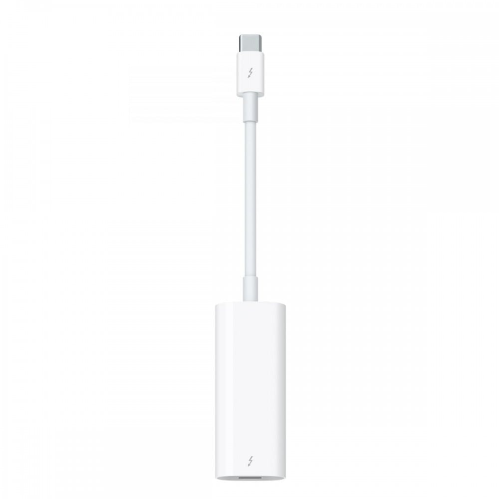 O Adaptador Thunderbolt 3 (USB‑C) para Thunderbolt 2 permite ligar dispositivos Thunderbolt e Thunderbolt 2, como discos rígidos externos e bases de ligação Thunderbolt, a qualquer uma das portas Thunderbolt 3 (USB‑C)/USB 4 do Mac — imagem 1