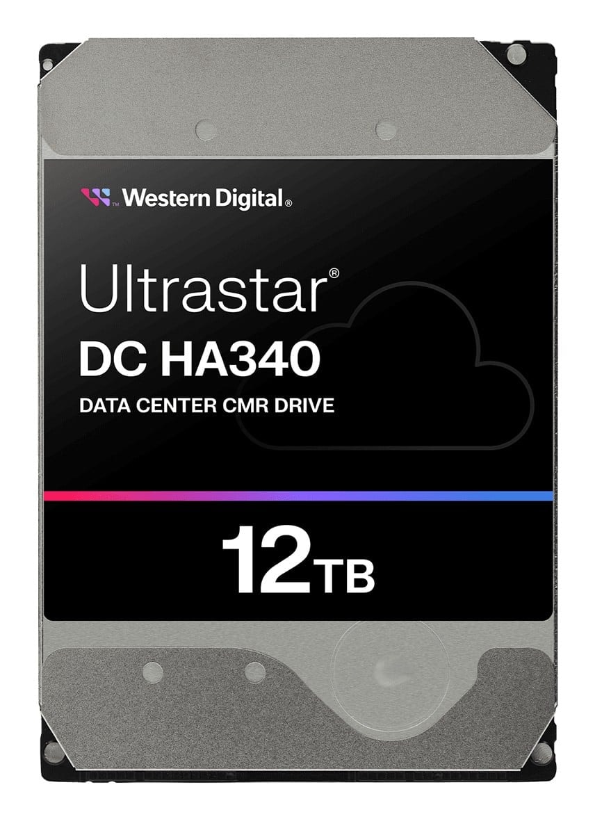 WD Ultrastar DC HA340 WUS721212BLE6L4 - Disco rígido - Centro de Dados - 12 TB - interna - 3.5" - SATA 6Gb/s - 7200 rpm - buffer: 512 MB — imagem 1
