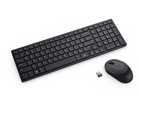 DELL Teclado e rato compactos e silenciosos Pro — KM555 - português (QWERTY) — imagem 1