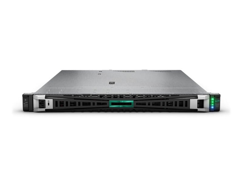 HPE ProLiant DL320 Gen11 - Servidor - montável em bastidor 1U - 1 via - 1 x Xeon Silver 4514Y / até 3.4 GHz - RAM 64 GB - SATA/SAS/PCI Express - hot-swap (permuta) 2.5" compartimento(s) - SSD 2 x 480 GB - Gigabit Ethernet - sem SO - monitor: nenhum