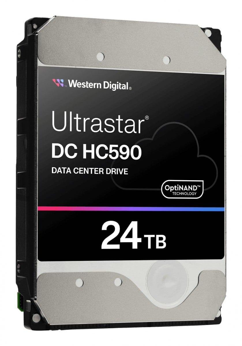 WD Ultrastar DC HC590 0F59373 - Disco rígido - Centro de Dados - encriptado - 24 TB - interna - 3.5" - SAS 12Gb/s - 7200 rpm - buffer: 512 MB - Self-Encrypting Drive (SED) — imagem 1