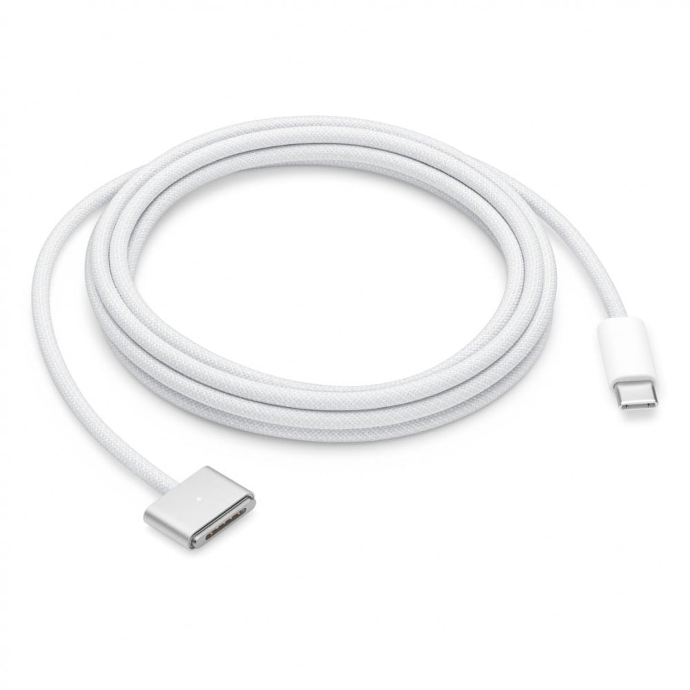Apple - Cabo de alimentação - USB-C (M) para MagSafe 3 (M) magnético - 2 m - prata — imagem 1
