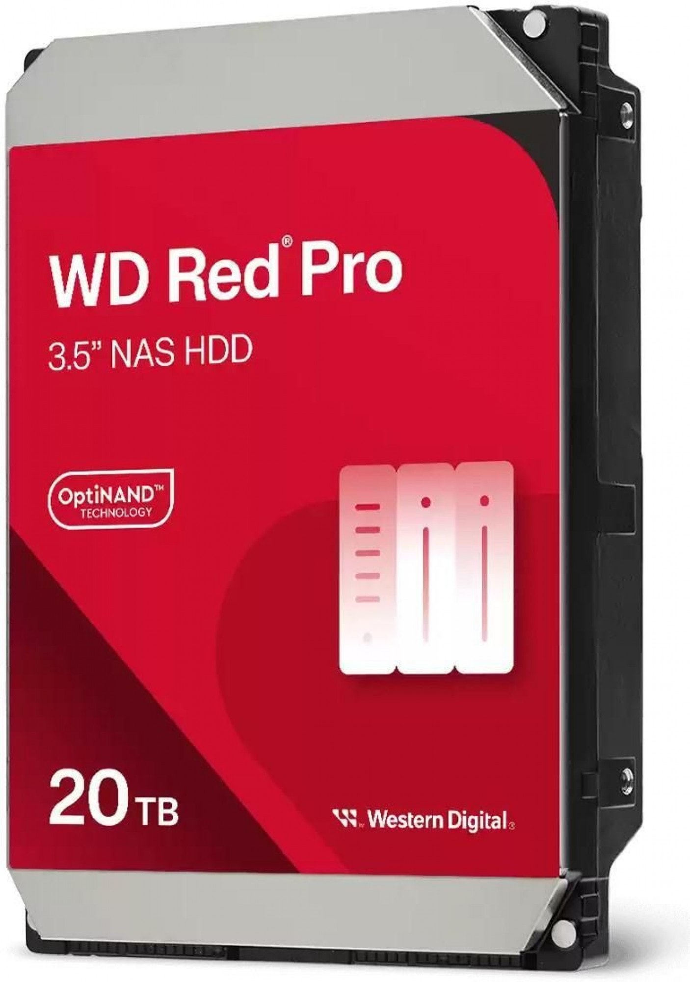 WD Red Pro WD202KFGX - Disco rígido - Enterprise - 20 TB - interna - 3.5" - SATA 6Gb/s - 7200 rpm - buffer: 512 MB