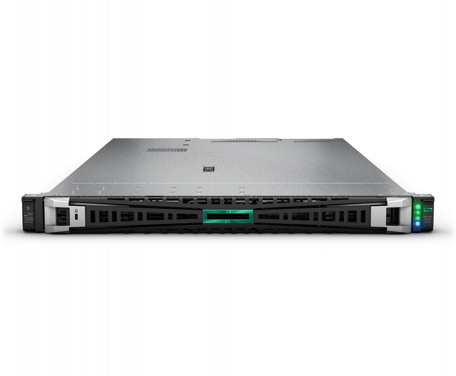 HPE ProLiant DL360 Gen11 - Servidor - montável em bastidor 1U - 2-way - 1 x Xeon Silver 4509Y / até 4.1 GHz - RAM 64 GB - SATA/SAS/NVMe - hot-swap (permuta) 2.5" compartimento(s) - SSD 2 x 480 GB - Gigabit Ethernet - sem SO - monitor: nenhum — imagem 1