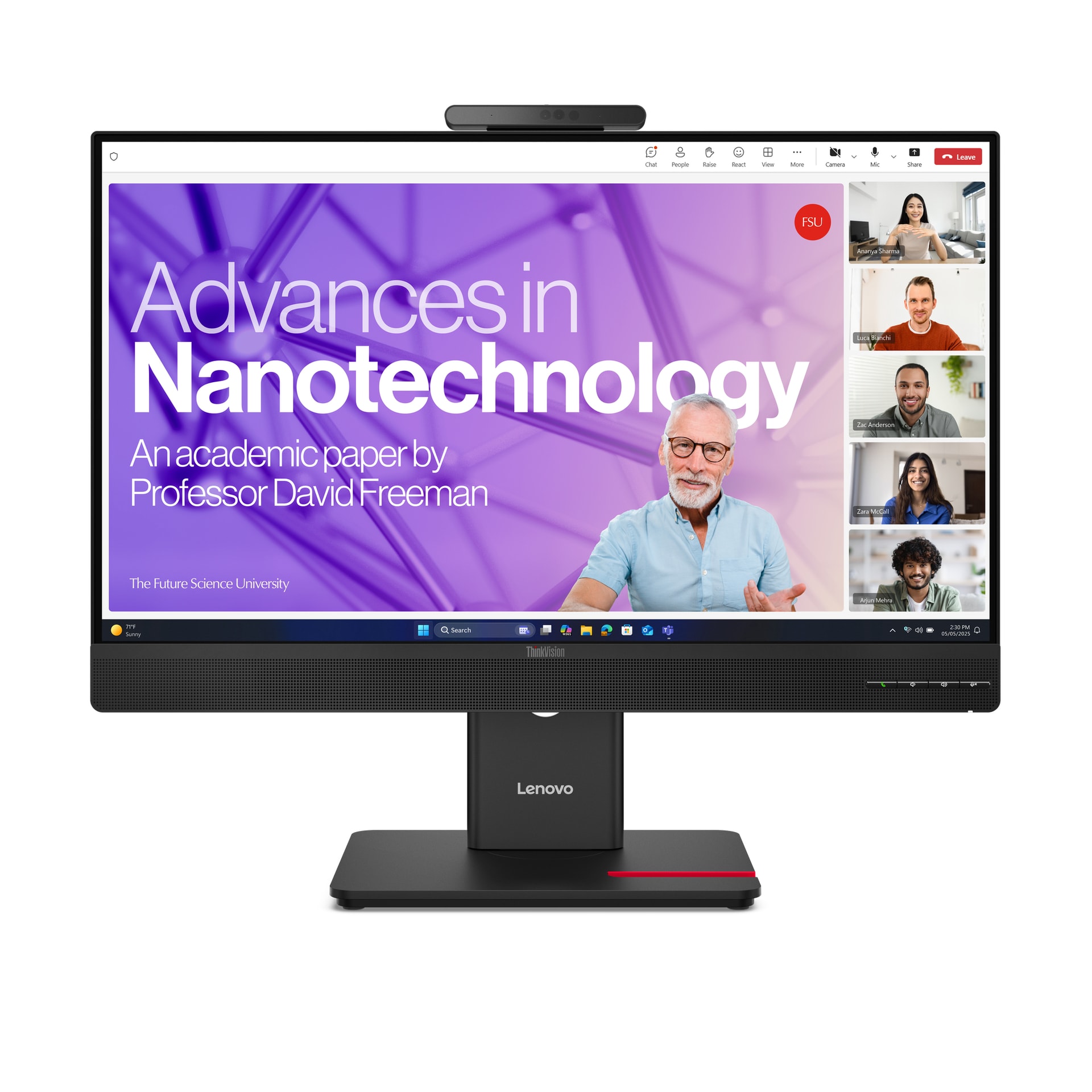 Lenovo ThinkVision T27QD-4v Monitor — imagem 1