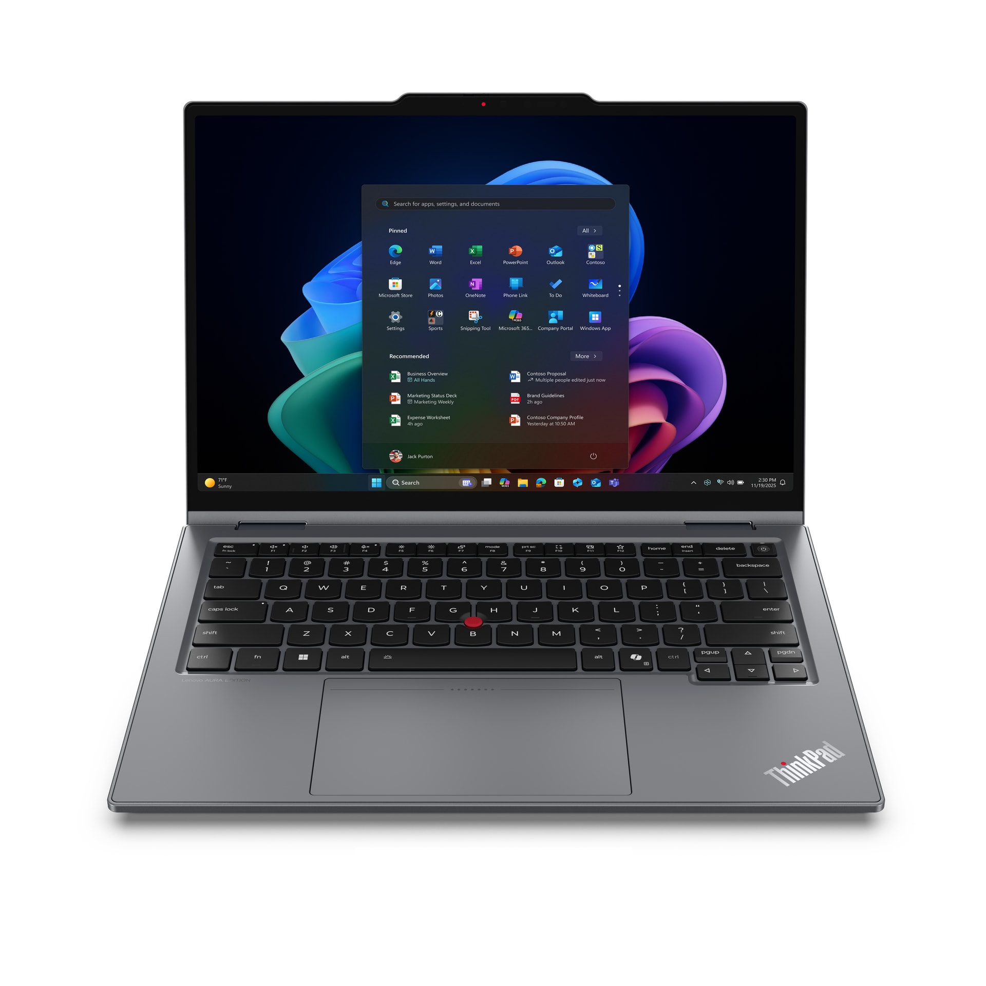 Lenovo ThinkPad X1 2-in-1 Gen 11 Aura Edition Copilot+ PC — imagem 1