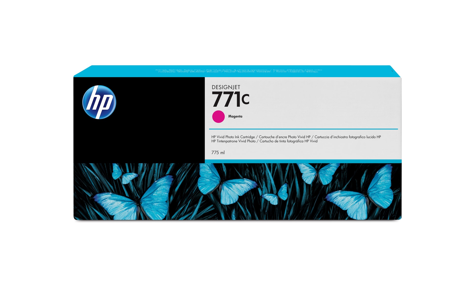 HP Tinteiro DesignJet 771C Magenta de 775 ml, imagem 1