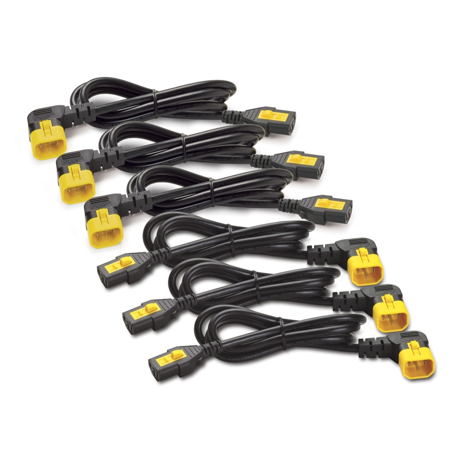 APC C13 - C14 (90 Deg), 1.8m, 6-pack — imagem 1