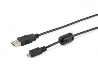 EQUIP CABO USB 2.0 A-MICRO-B M/M 1.8MT PRETO — imagem 1