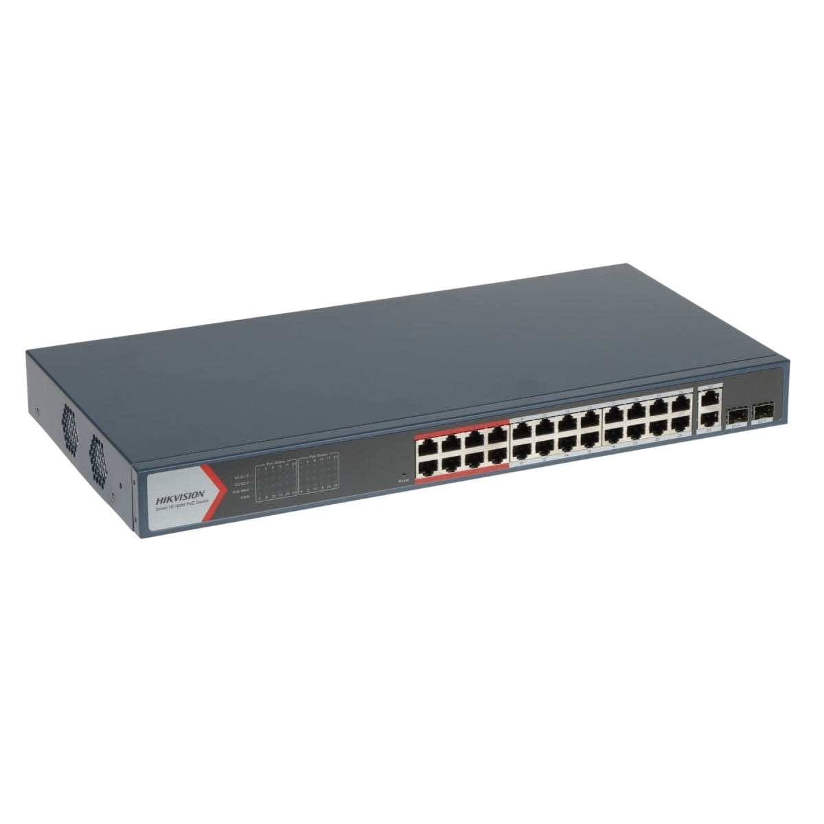 HIKVISION SWITCH 24 PORT FAST ETHERNET SMART POE — imagem 1