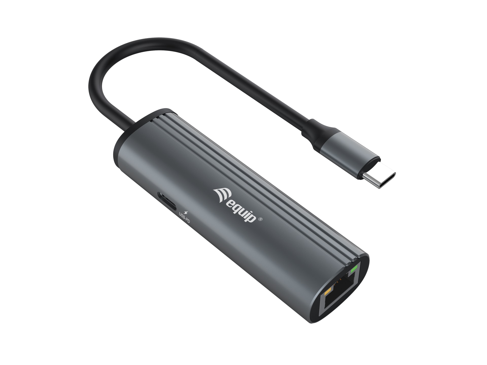 Equip Adaptador USB-C para rede Gigabit RJ45 + adaptador USB PD de 100W — imagem 1