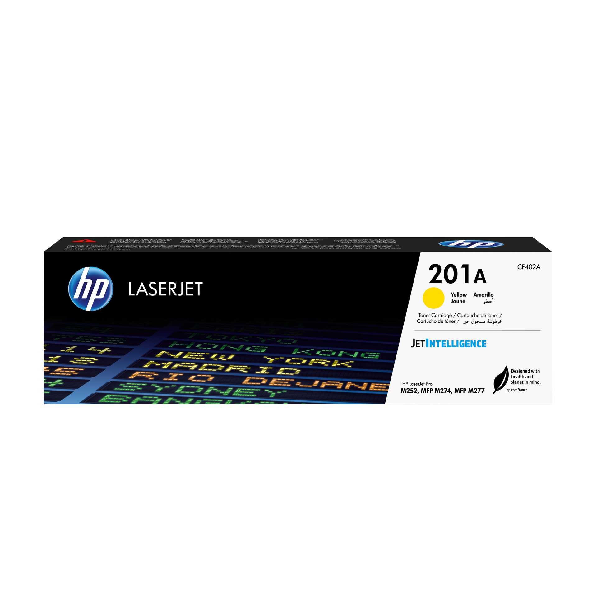 HP Toner LaserJet original 201A amarelo, imagem 1