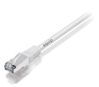 EQUIP CHICOTE CAT6A S/FTP 3M BRANCO — imagem 1