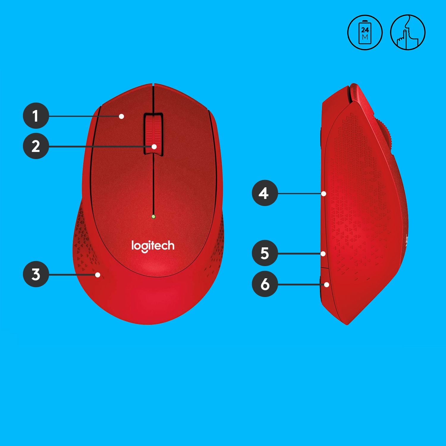 Logitech M330 SILENT PLUS — imagem 1