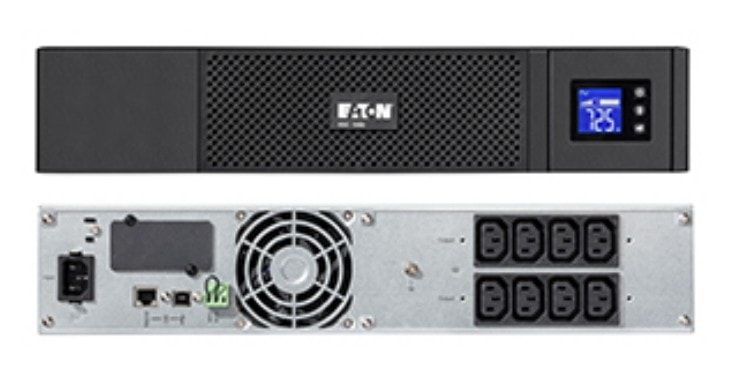 Eaton 5SC 1000 - UPS (montável em bastidor) - AC 230 V - 700 watt - 1000 VA - RS-232, USB - conectores de saída: 8 - 2U - preto