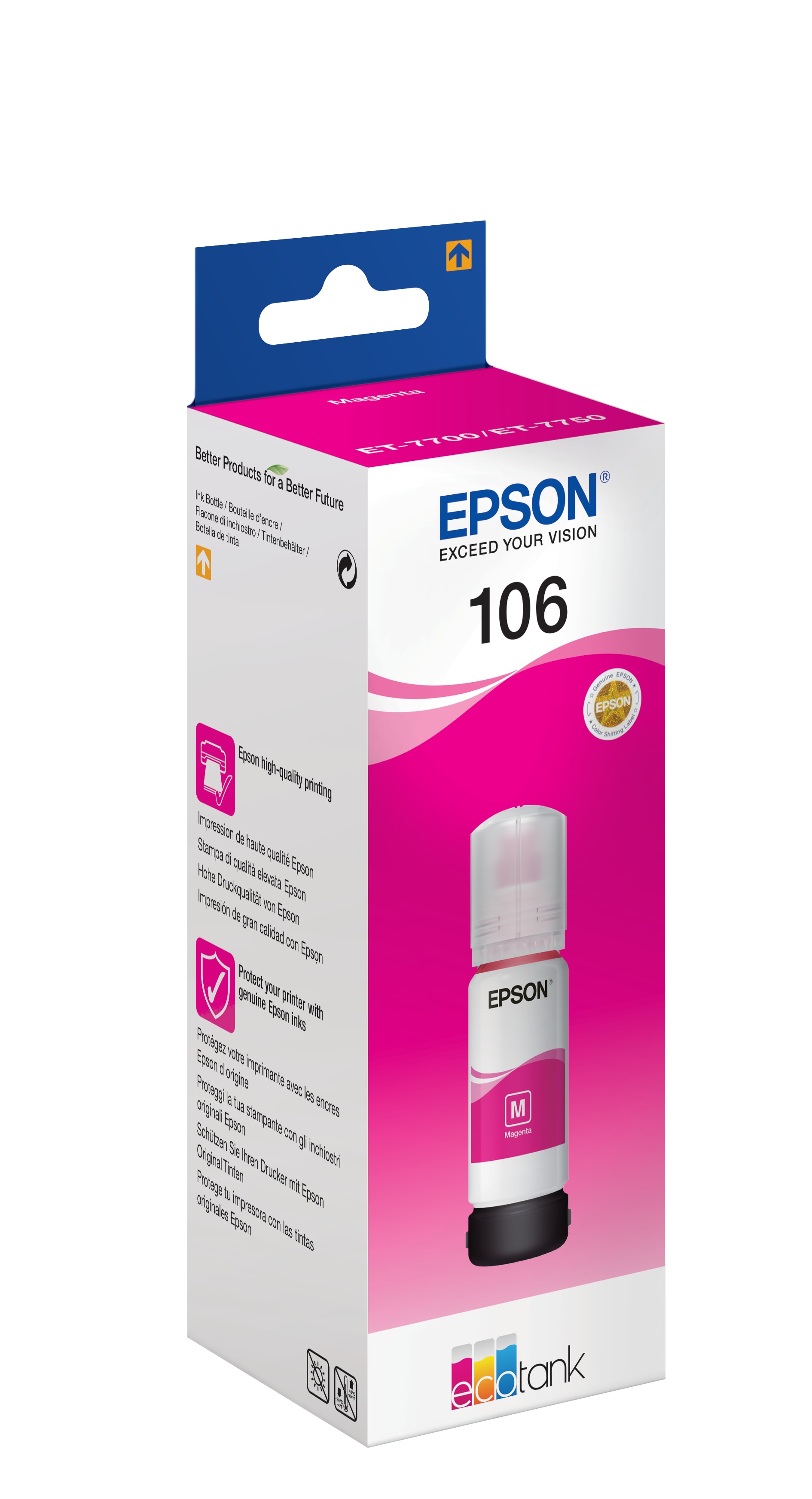 Epson Garrafa de tinta Magenta EcoTank 106 — imagem 1