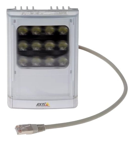 AXIS T90D25 - Iluminador LED branco - montagem no tecto, montagem no poste, montagem na parede - interior, exterior - 25 watt - branco, prata - para AXIS M5075-G, P1385-E, P1455-LE, P1455-LE-3, Q1656, Q1656-B, Q1715, V5938 50 — imagem 1