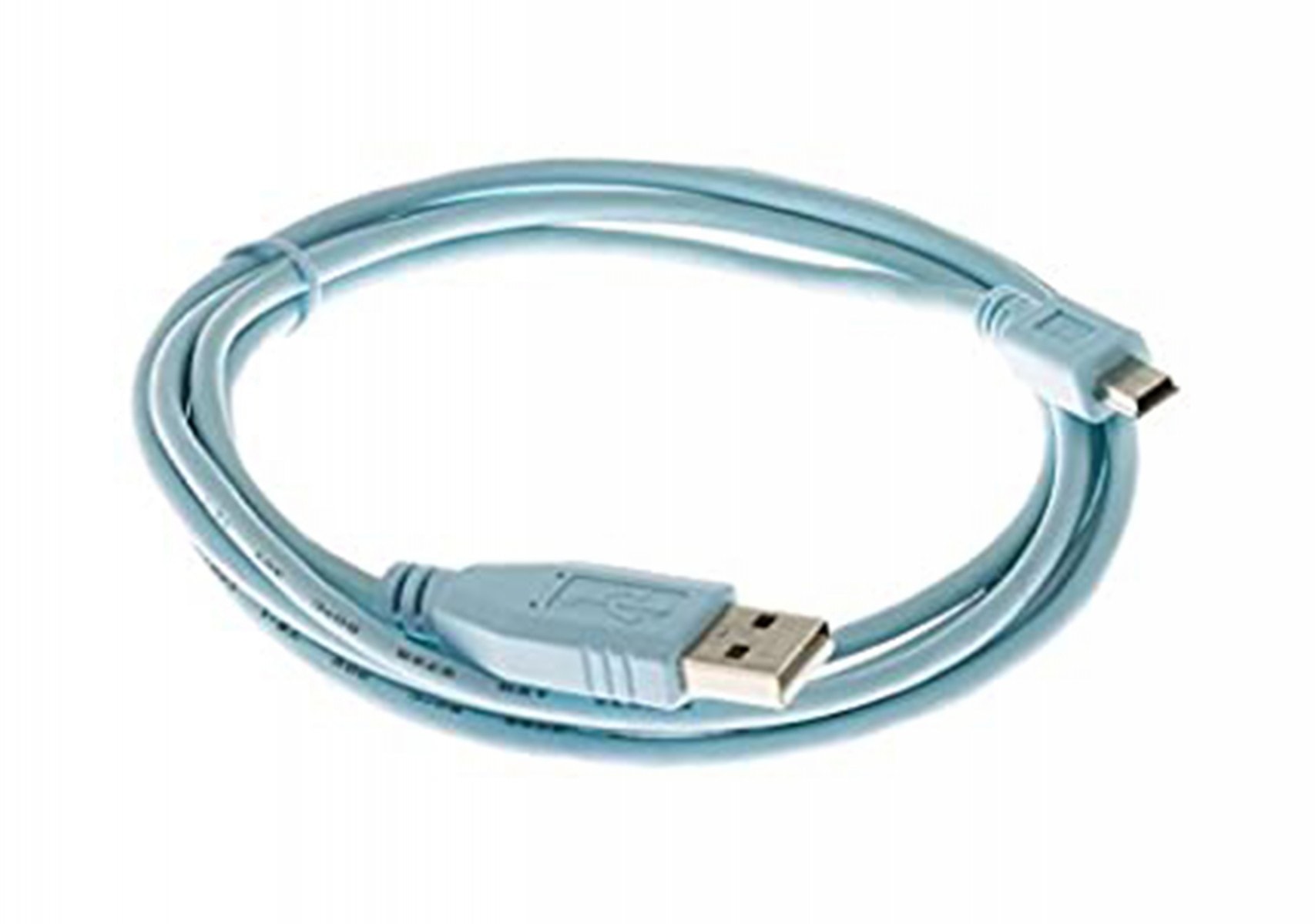 Cisco - Cabo USB - USB (M) para mini USB Tipo B (M) - 1.83 m - para Cisco 1921, 1921 4-pair, 1921 ADSL2+, 1941, Catalyst 2960, 2960G, 2960S — imagem 1