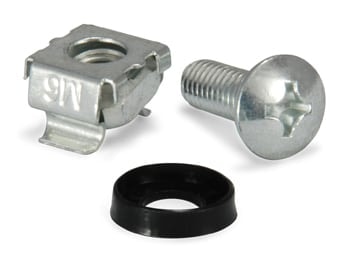 EQUIP KIT FIXAÇÃO PARAFUSOS M6 + ANILHA + PORCA GAIOLA EMB.50 UNID — imagem 1