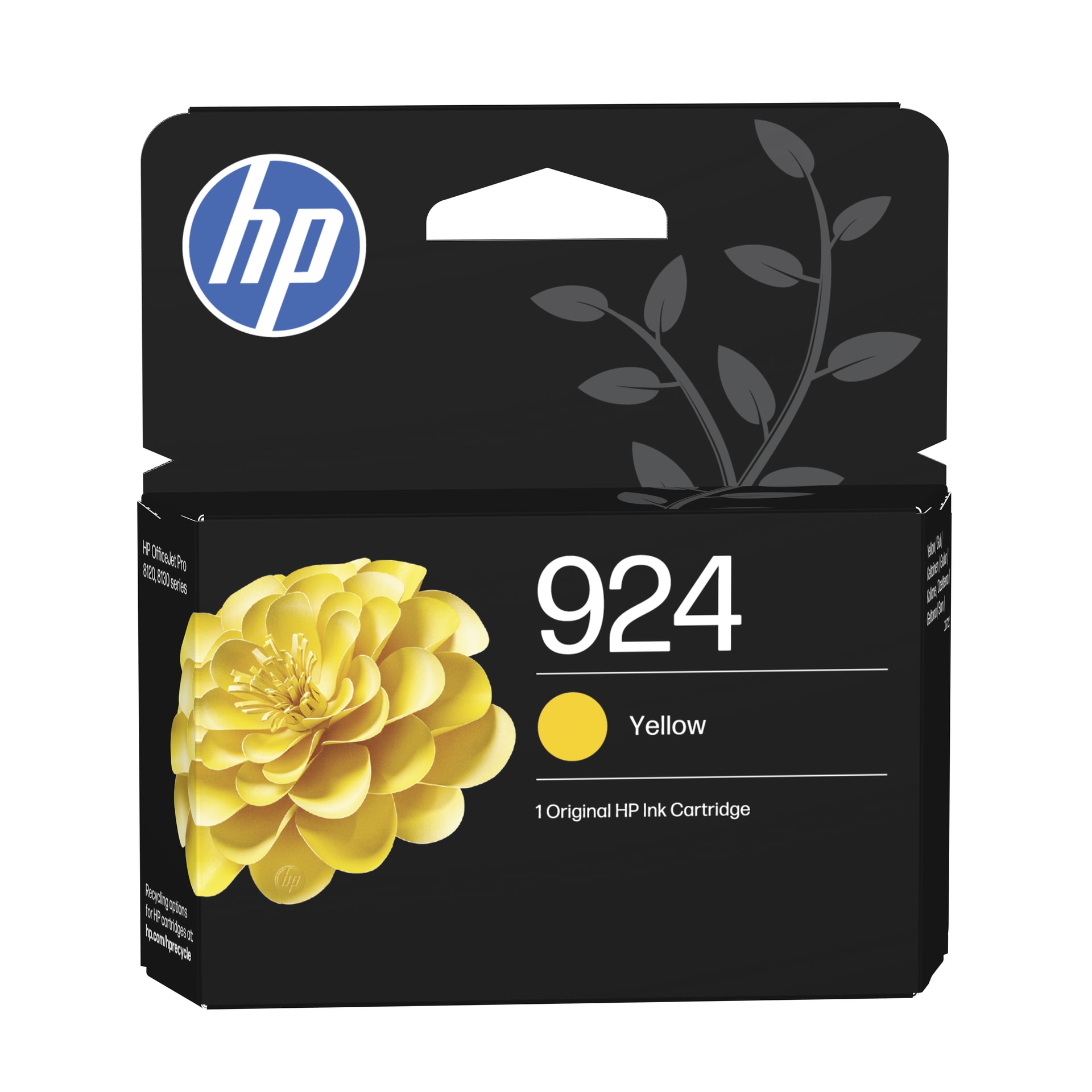 HP Tinteiro Original 924 Amarelo, imagem 1