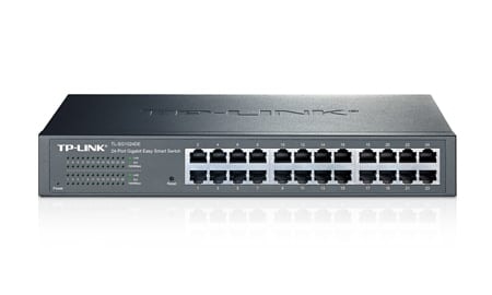 TP-Link TL-SG1024DE switch de rede Gerido L2 Gigabit Ethernet (10/100/1000) Preto, imagem 1