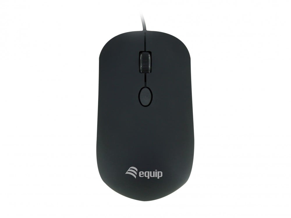 EQUIP LIFE RATO CONFORT BLACK USB 1600DPI — imagem 1