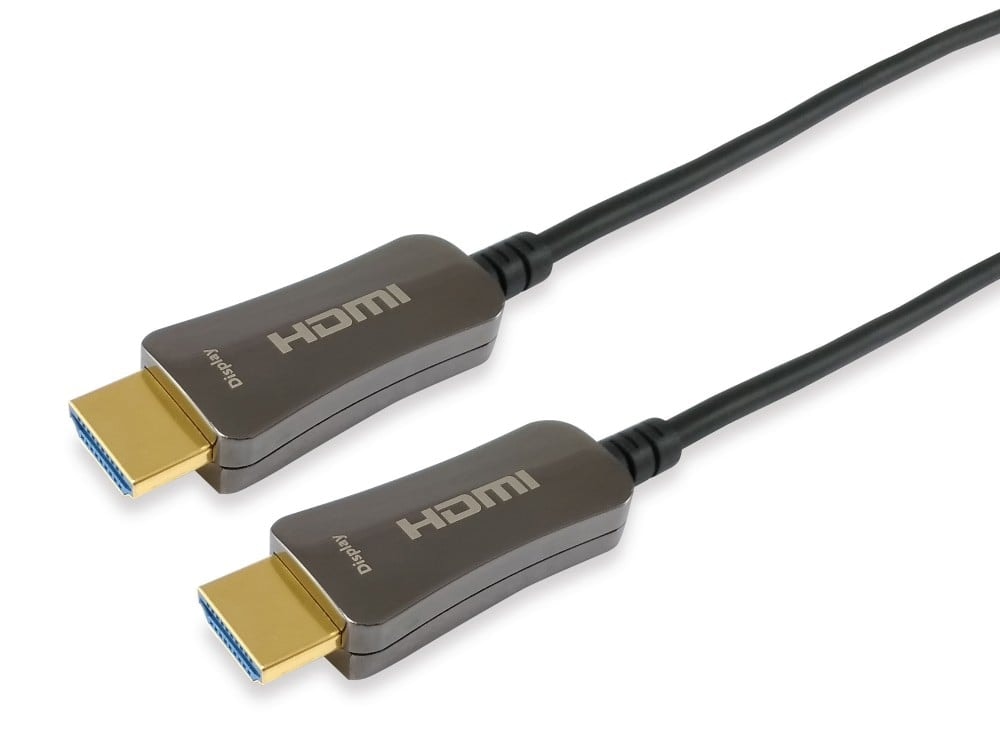 EQUIP CABO HDMI 2.0 ACTIVE OPTICAL CABLE AM/AM 30MT, imagem 1