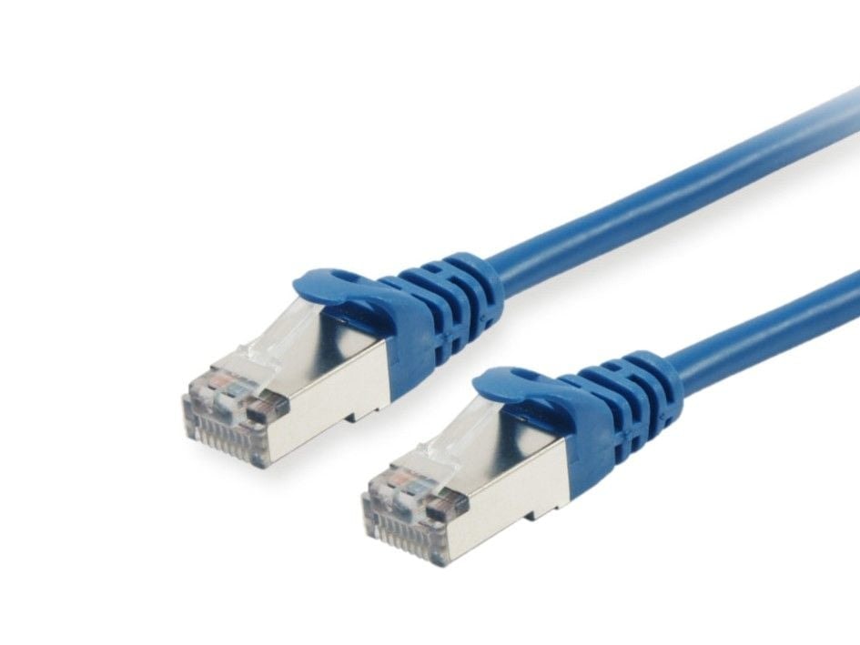 EQUIP CHICOTE CAT6A S/FTP 0.25M AZUL — imagem 1
