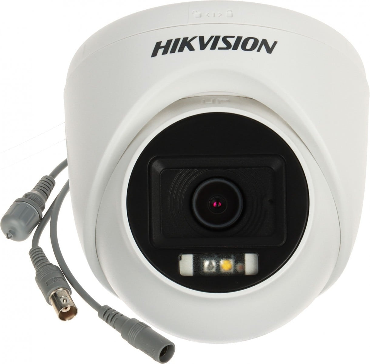 Hikvision DS-2CE76D0T-LPFS(2.8mm) Câmera Turret Fixa de Áudio com Luz Híbrida Inteligente de 2MP, imagem 1
