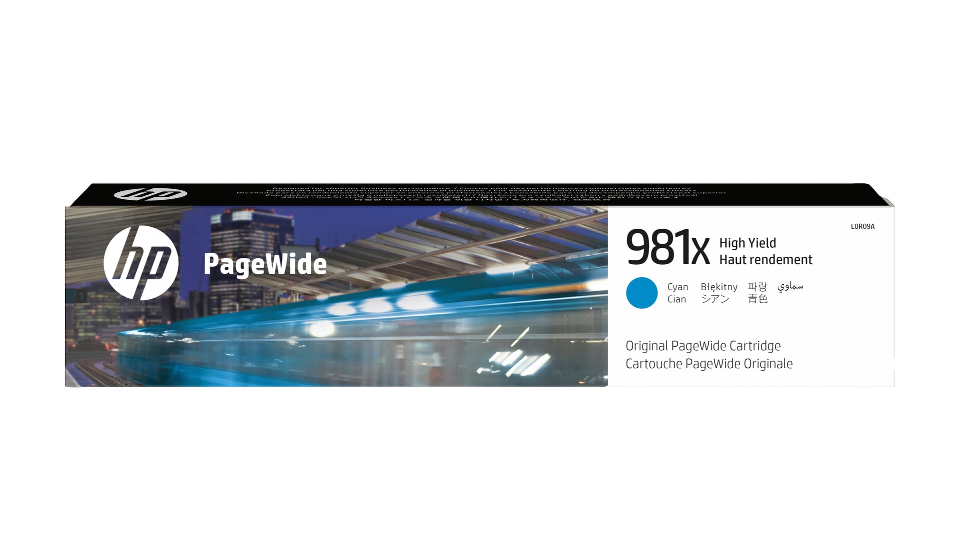 HP Consumível PageWide Original 981X Ciano de elevado rendimento