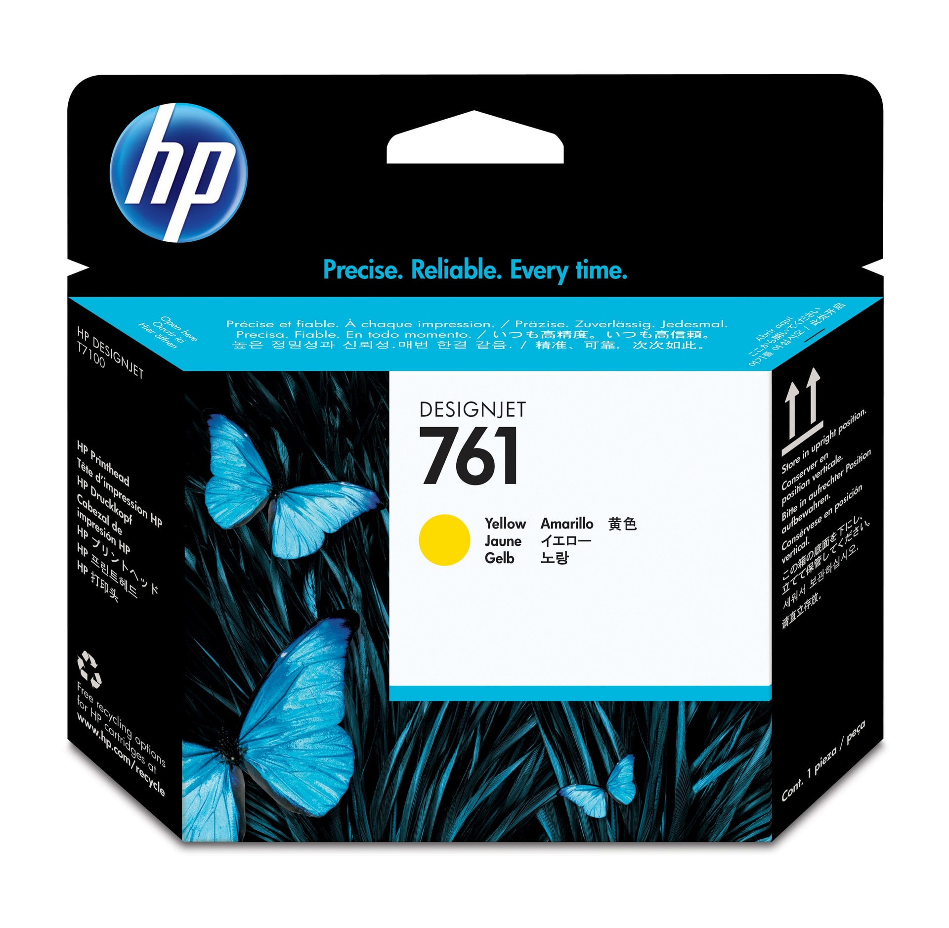 HP Cabeça de impressão Designjet 761 Amarelo, imagem 1